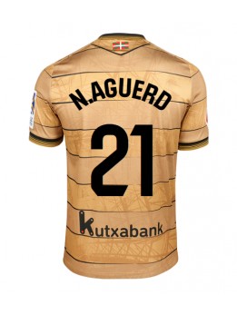 Real Sociedad Nayef Aguerd #21 Replika Borta Kläder 2024-25 Kortärmad